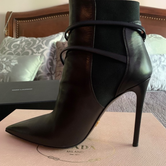 PRADA 100 mm Black Bootie - Picture 2 of 4